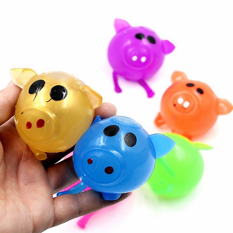 squishy splat ball pig